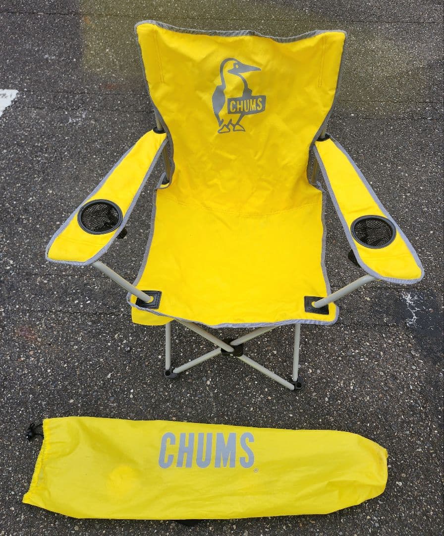 CHUMSチャムス×フリークスストア 別注 黄色アウトドアチェア