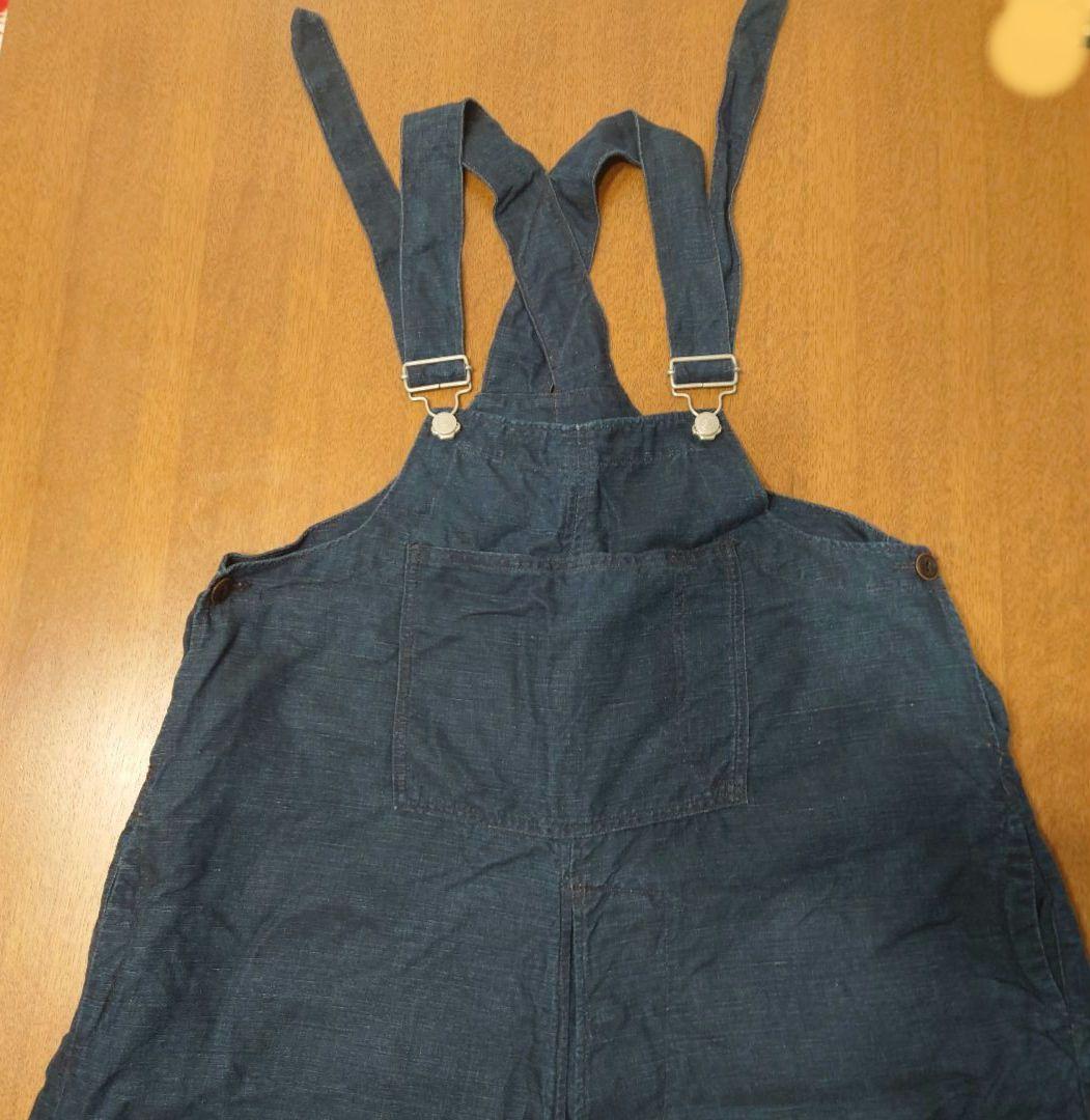45R インディゴ　リネン908オーバーオール 80160464.jpg