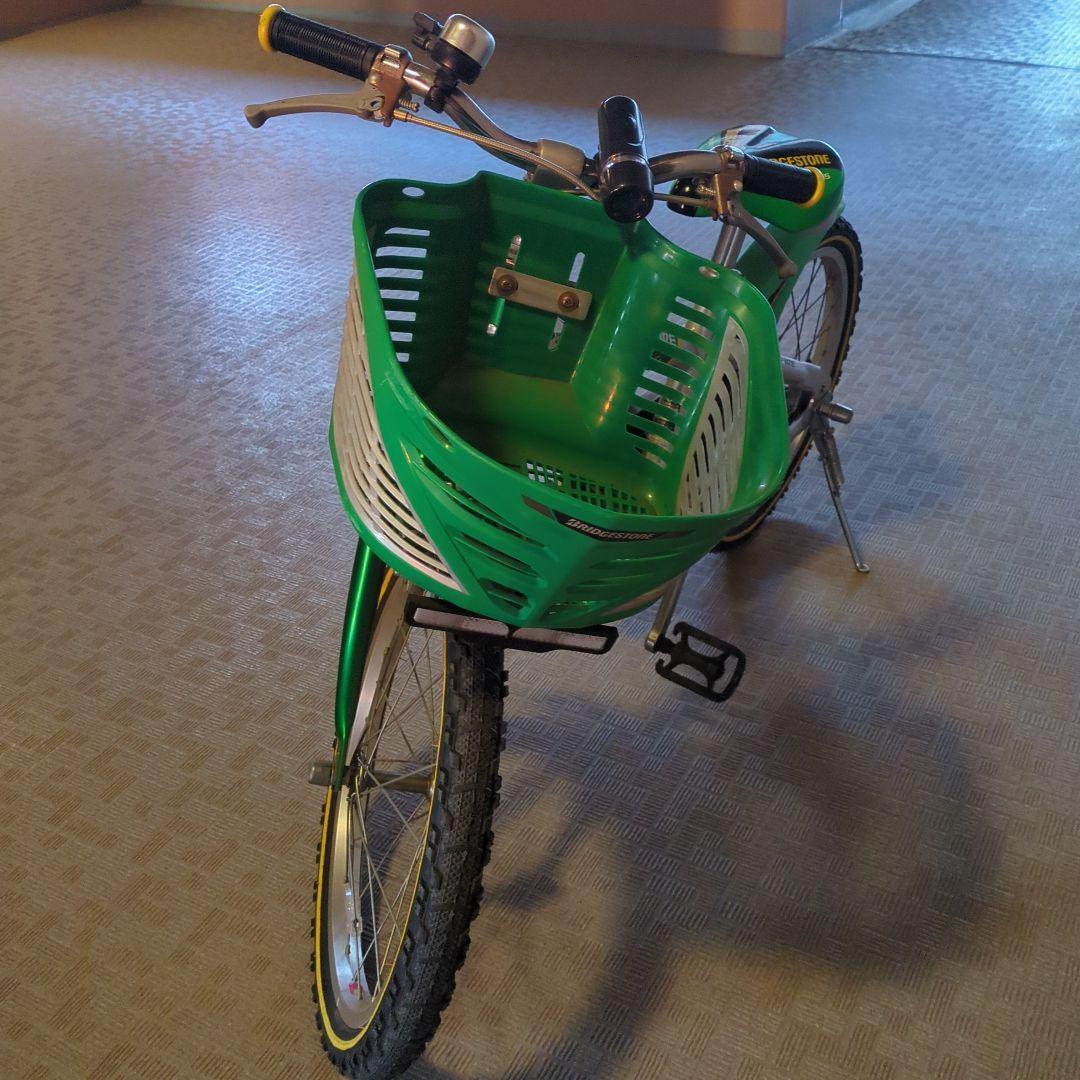 手渡し】ブリジストン Cross Fire 子供用自転車 グリーン 18インチ