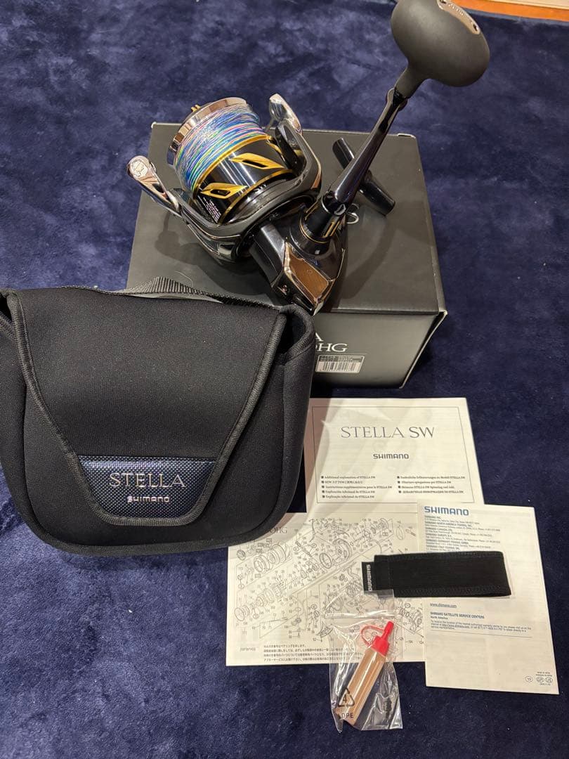 極美品　シマノ 22 STELLA SW 10000HG 未使用ライン付き 極美品 シマノ 22 ステラ SW 10000HG スピニングリール
