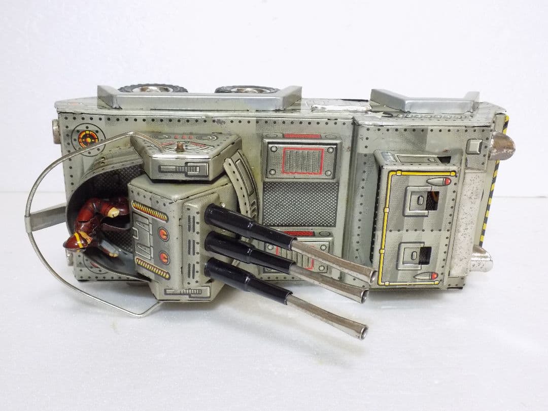 希少ブリキ 三恵玩具 【HALF TRACK】フリクション 動作品