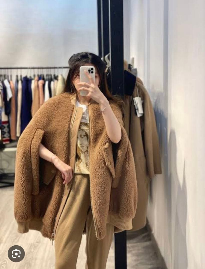 Max Mara Teddy Bear マックスマーラ テディベアポンチョ - メルカリ