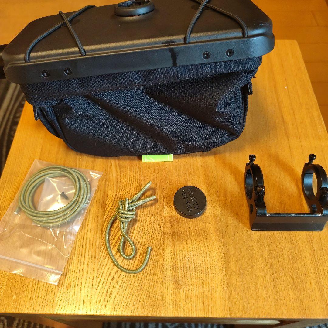 ルートワークス　ハンドルバーバック 理想を形にしたかのよう。Route Werksのハンドルバーバッグが使い勝手