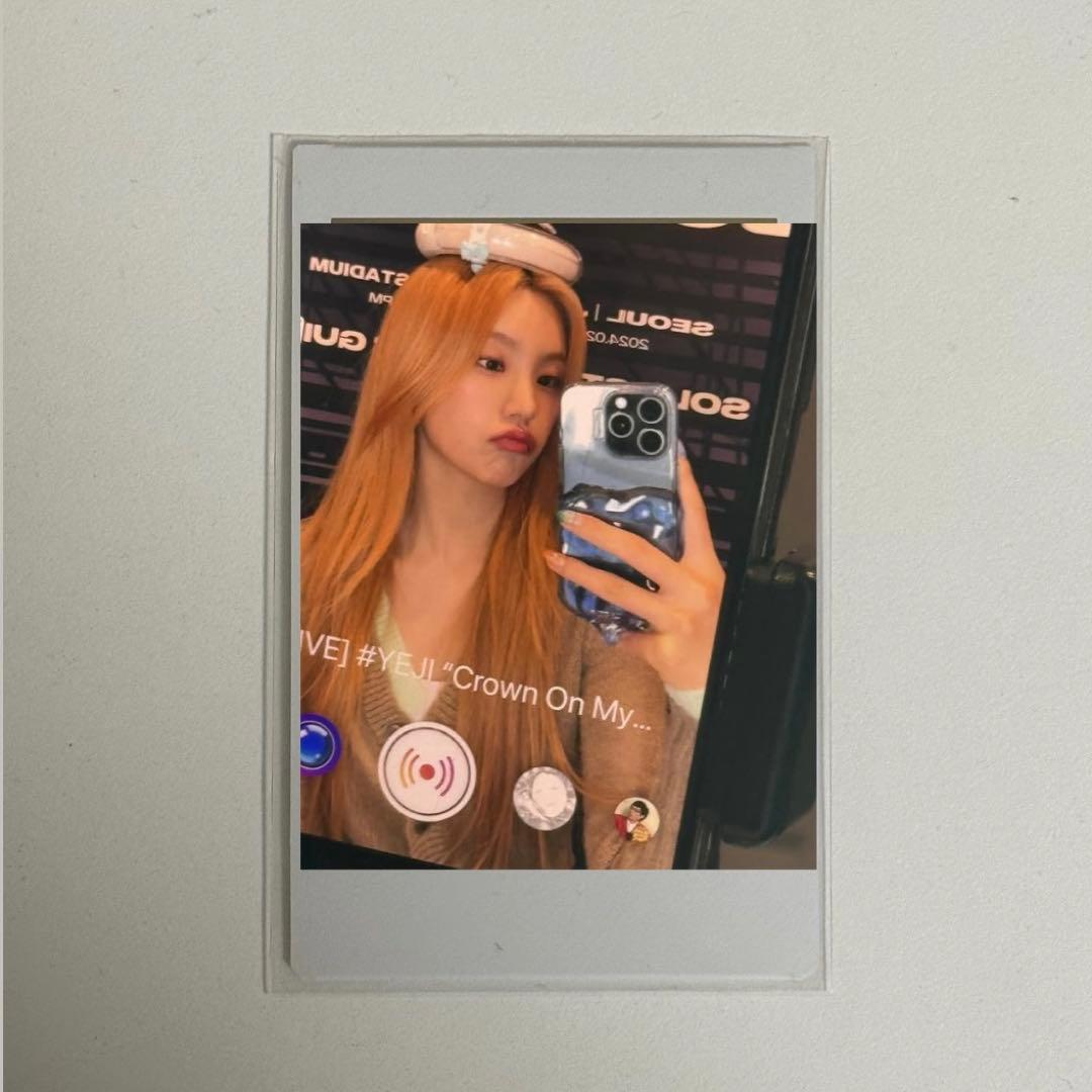 イェジ 直筆サイン入り ポラロイド itzy リュジン tunnel vision 直筆サイン入りチェキ ポラロイド - メルカリ