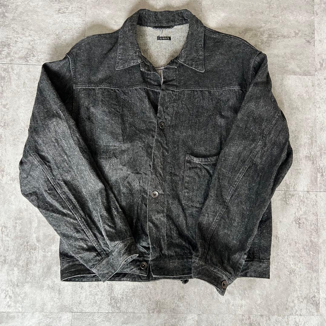 希少✨】comoli コモリ デニムセットアップ ブラックエクリュ 21ss