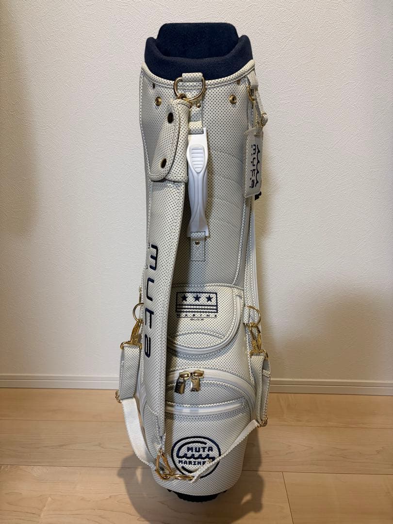最終価格 muta ゴルフバッグ ホワイト エシカルレザー｜最終価格 muta