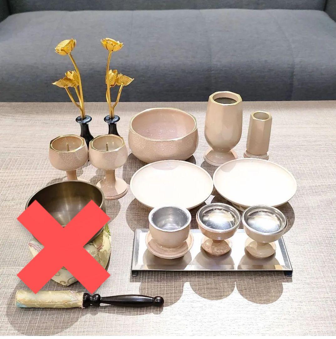 仏具セット　久乗 楽天市場】手元供養3点セット・墨色（すみいろ） 仏具 ゆうりん おりん