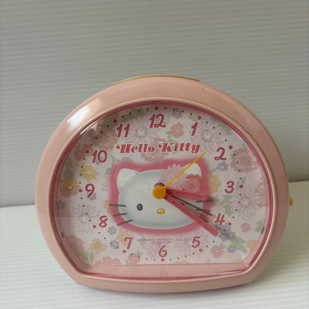 昭和 レトロ ハローキティ目覚まし時計 - メルカリ