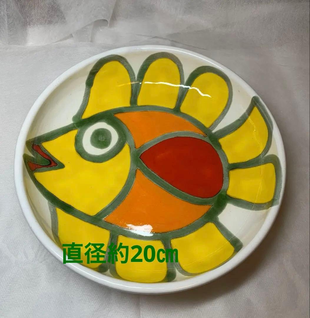 デシモーネ DESIMONE 絵皿 器 ハンドペイント イタリア シチリア
