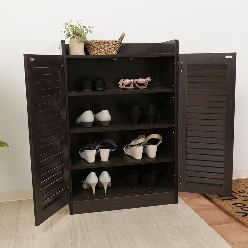 オープントップルーバーシューズボックス ブラウン [5088]