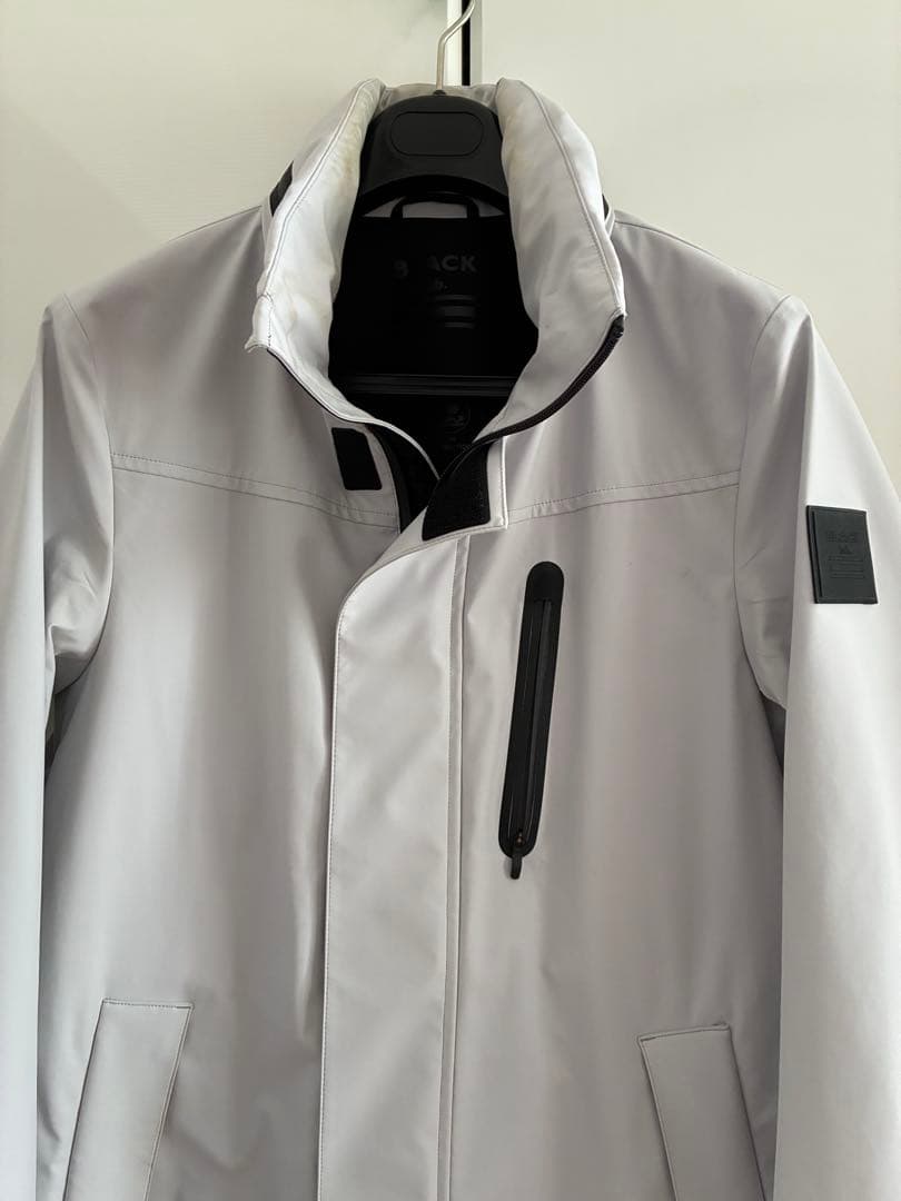 BLACK lab ステンカラーコート ホワイト