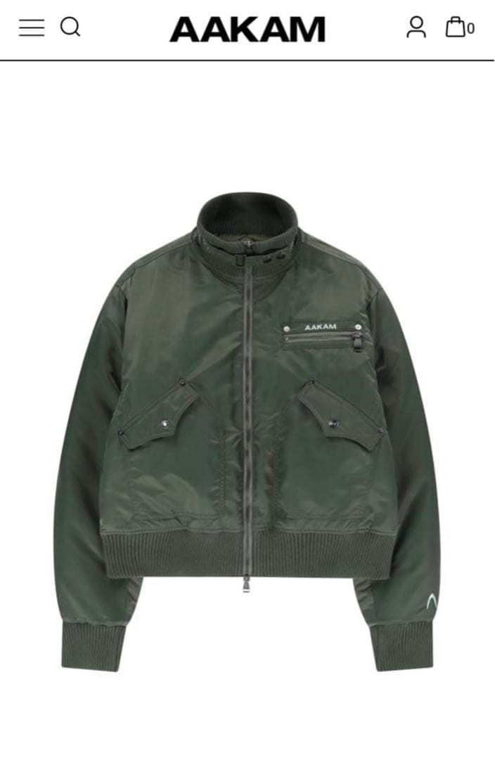 AAKAM MA-1ジャケット 2サイズ AAKAM】Hooded Fur MA-1 Jacket | OUR BRAND,AAKAM | PRESSING WEB SHOP