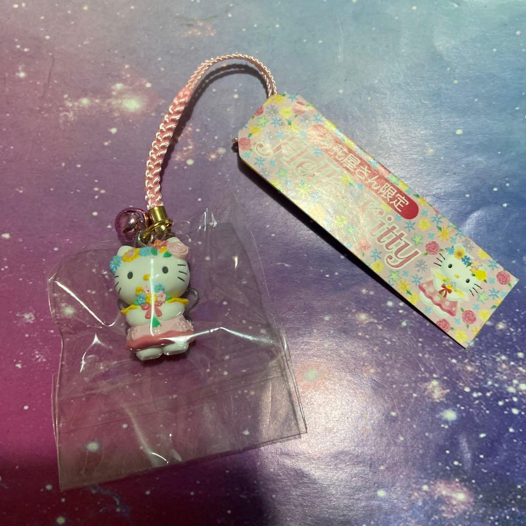 お花屋さん限定ハローキティ根付きタグあり