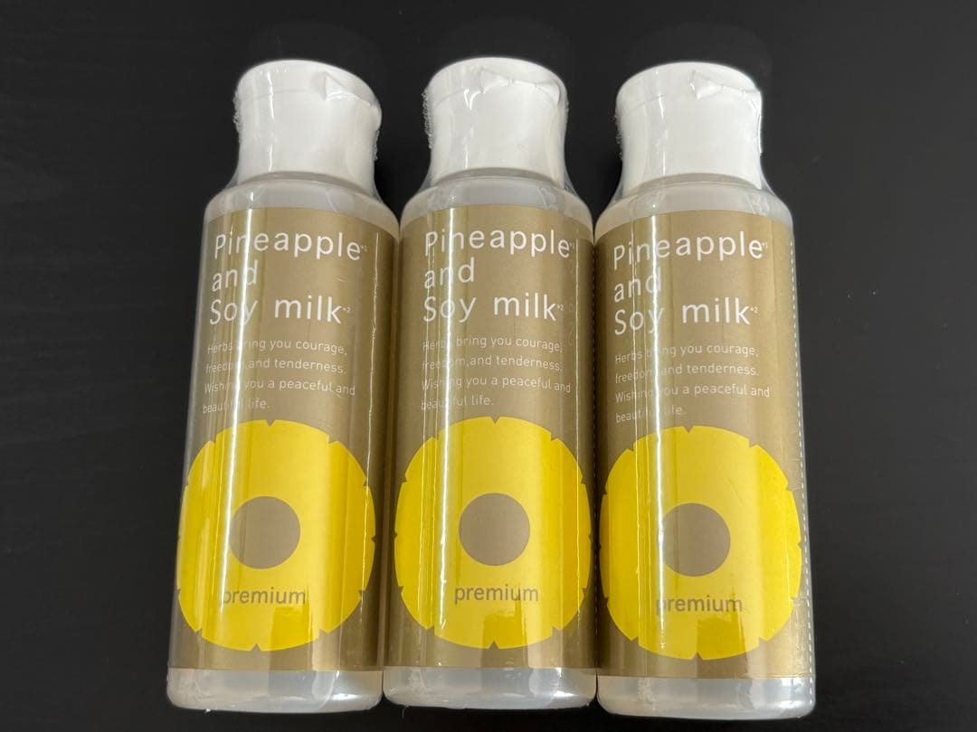 パイナップル 豆乳ローション プレミアム 100ml 3本セット - メルカリ