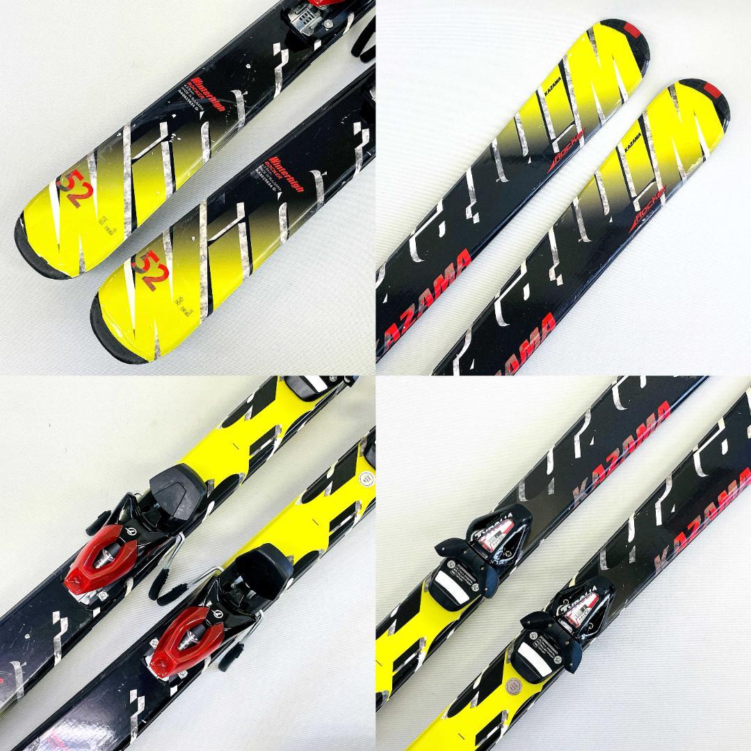 KAZAMA スキーセット 152cm ビンディング27.5〜31cm バッグ付 - メルカリ
