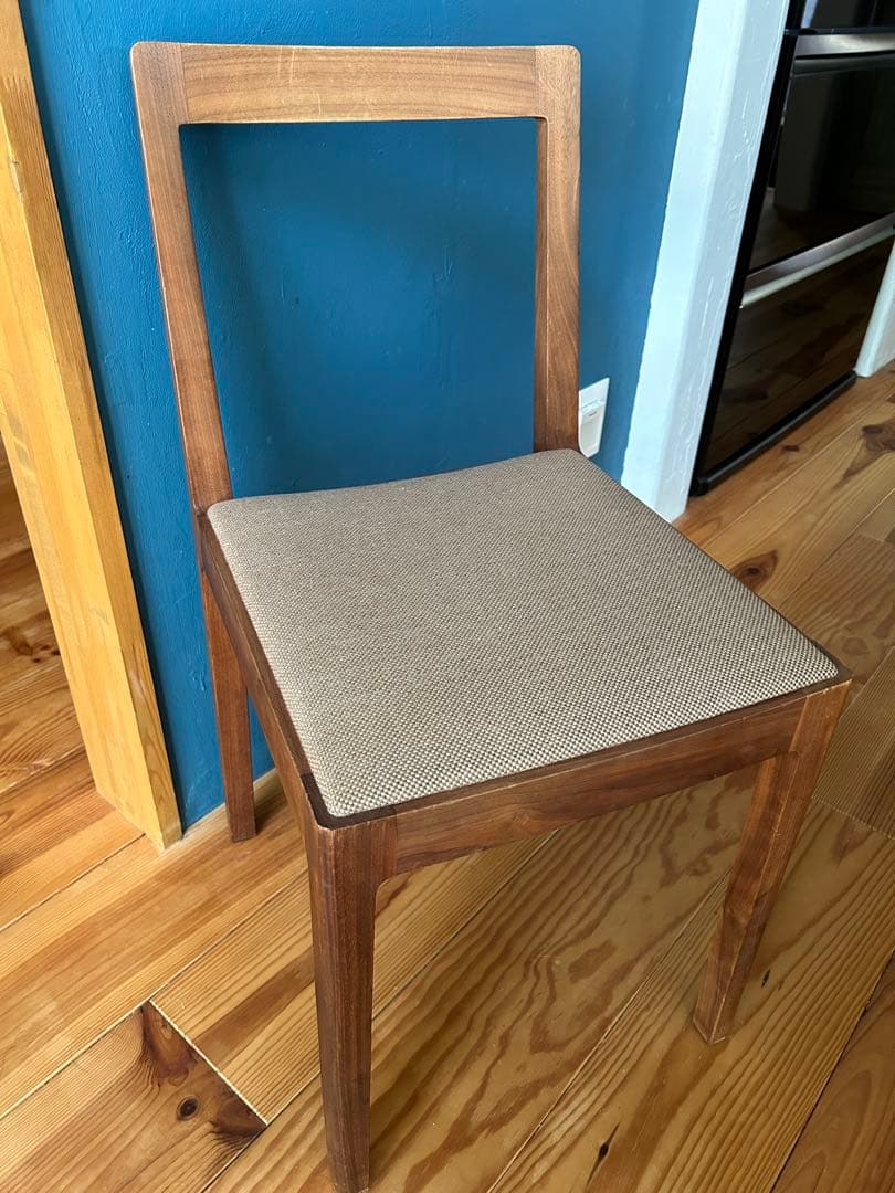 軽量 宮崎椅子 R+R chair ダイニングチェア ウォールナット 小泉誠 2 R+R
