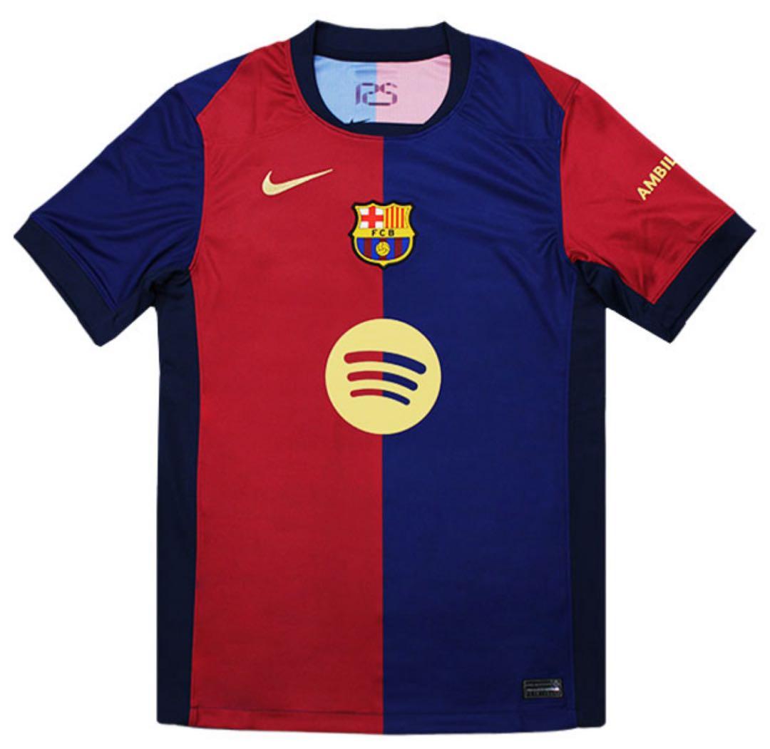 週末限定価格新品未開封　FCバルセロナ 24-25 ホーム レプリカユニフォーム NIKE（ナイキ） FCバルセロナ 24-25 ホーム 半袖レプリカユニフォーム