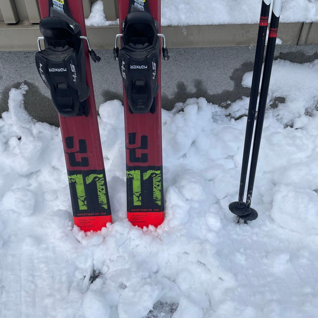 5回使用 フォルクル Völkl Racetiger GS スキー板 130 - メルカリ