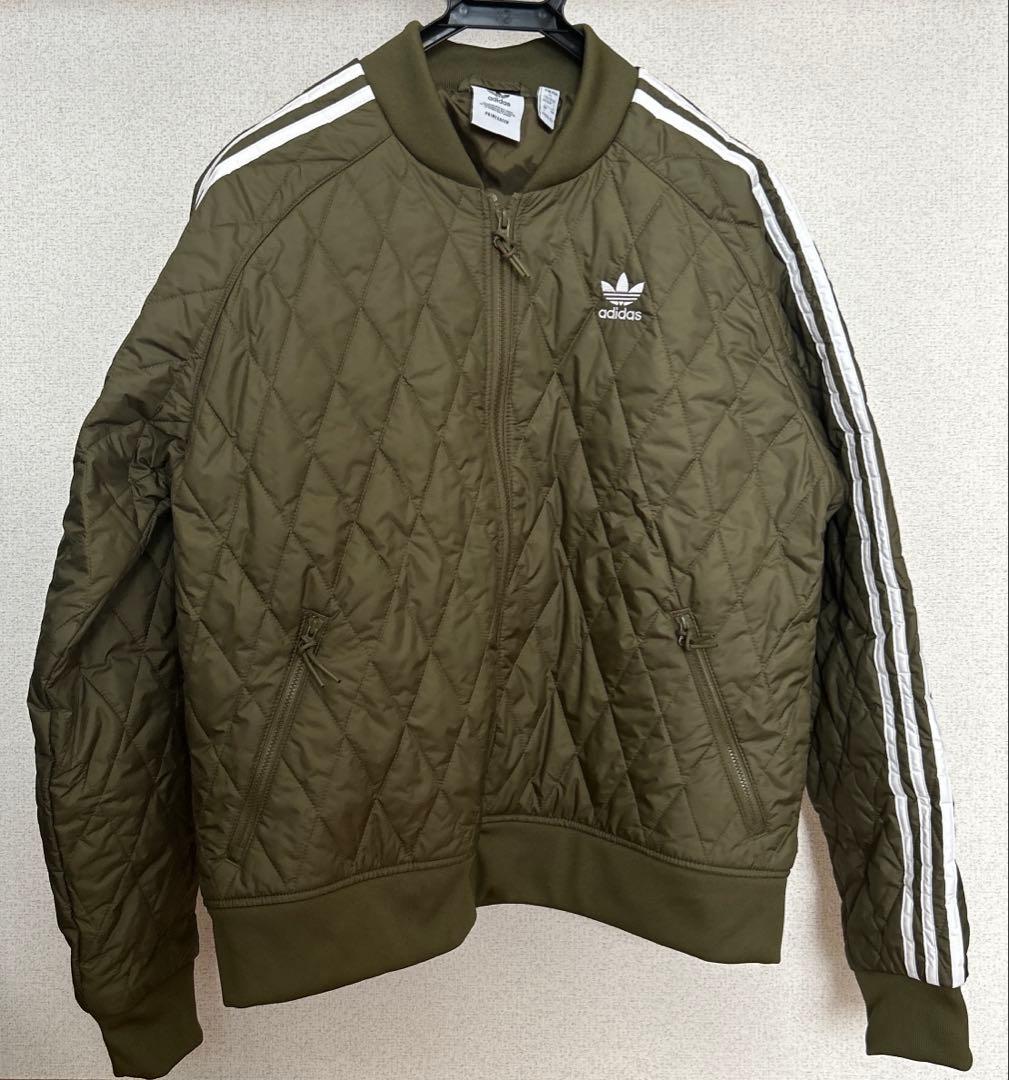 adidas キルティングジャケット 松本人志さん着用モデル 三本線 - メルカリ