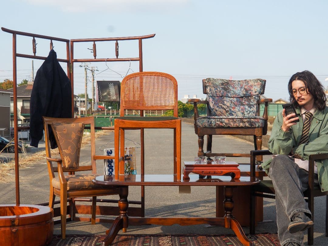 “柏木工”キャスターアームチェア