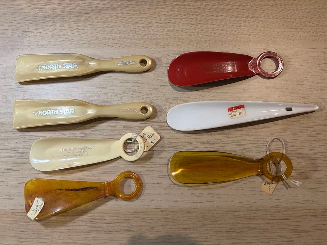 ビンテージ シューホーン 61本+ ボタンフック 15本 まとめ売り