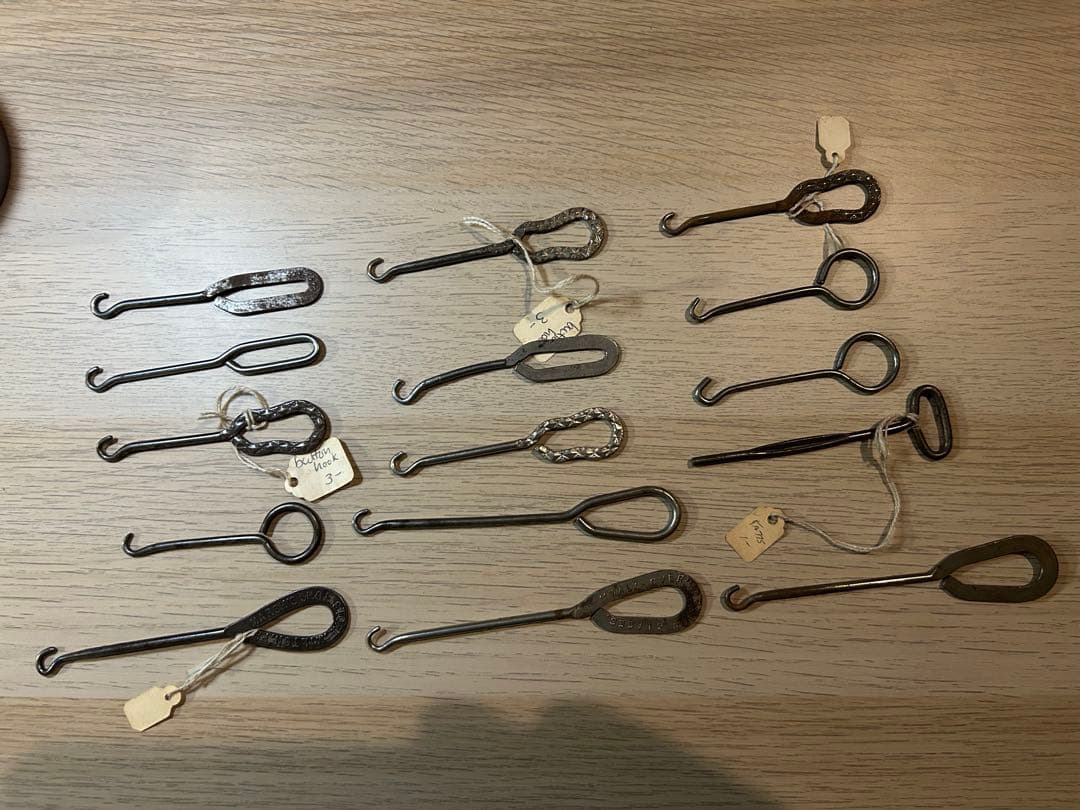 ビンテージ シューホーン 61本+ ボタンフック 15本 まとめ売り