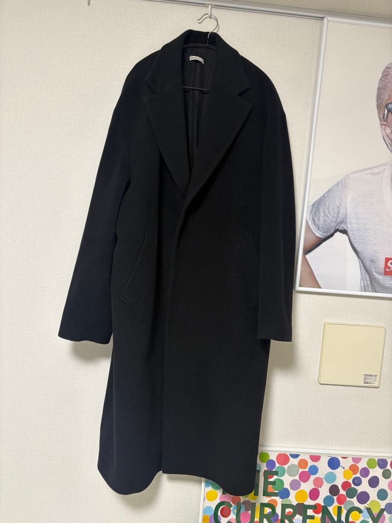 SOE READY TO WEAR チェスターコート SOE READY TO WEAR(ソーイ) ウールチェスターコート ブラック サイズ 1