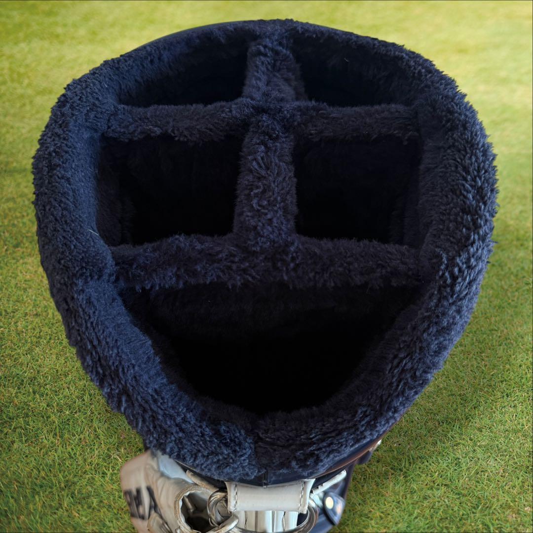 パーリーゲイツ キャディバッグ トーナメントモデル 紺 ネイビー 9.5型