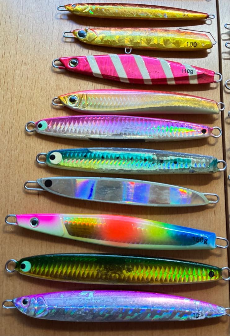 メタルジグ ジグケース 28本セット まとめ売り 青物、タチウオ 等の