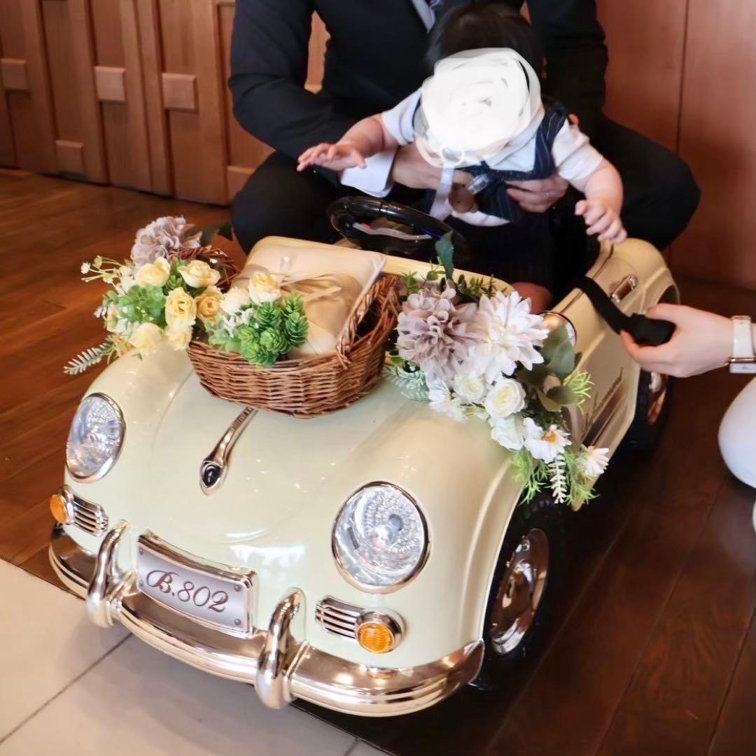 結婚式 ラジコンカー Uiwai 結婚式リングボーイの装飾付き車・ラジコンカー・乗り物レンタル