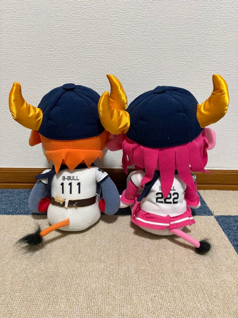 オリックスバファローズ ぬいぐるみ ポンタ ブルベル 4体セット オリ姫