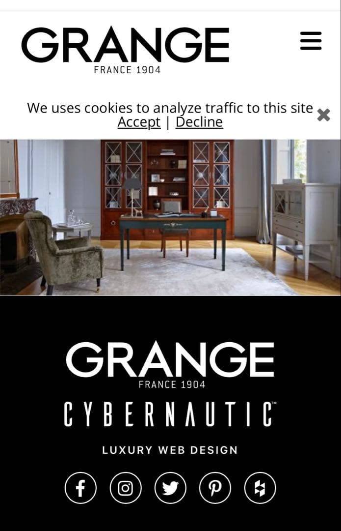 Momo NO様専用①】GRANGE：クラシック ファブリックソファ GRANGE