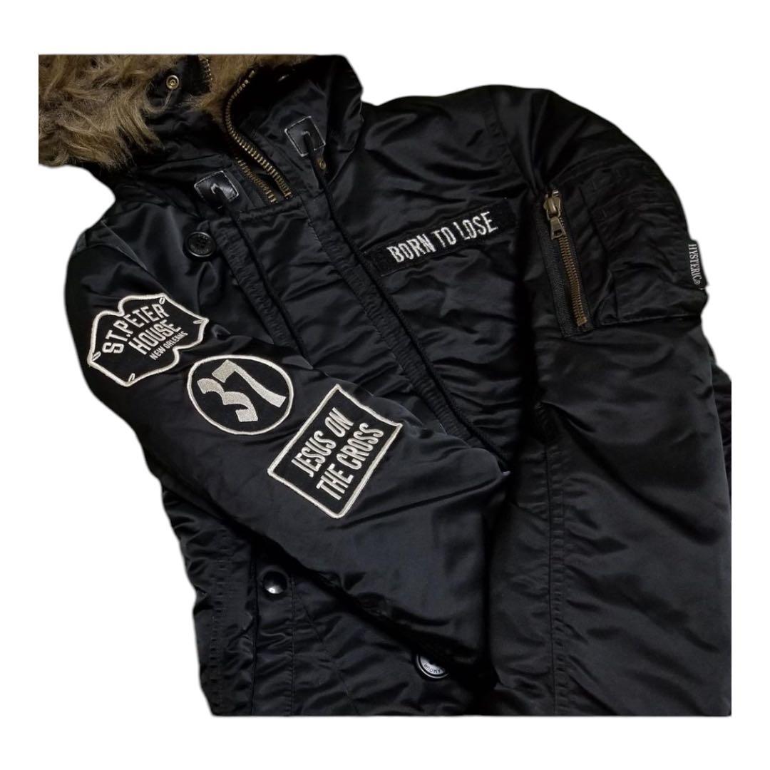 ヒステリックグラマー プリマロフト ジョニーサンダース N-3B モッズコート