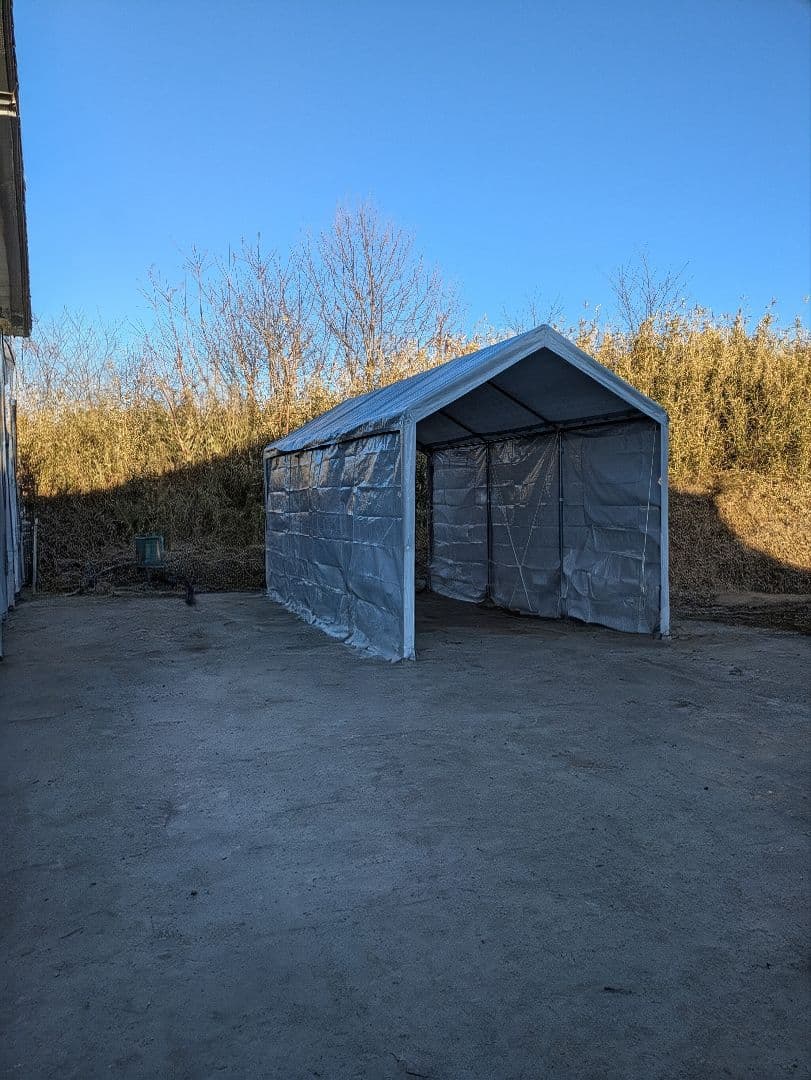 コストコ　ガレージテント　幕のみ　スチールフレームキャノピー スチールフレームキャノピー（ガレージテント） グレイ | Costco Japan