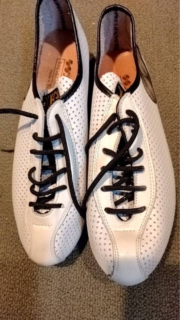 レーサーシューズ イタリア製DEUGI メッシュタイプ白 サイズ42