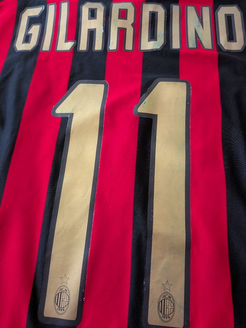 adidas05/06ミランCLモデル長袖ユニフォームNo.11ジラルディーノ
