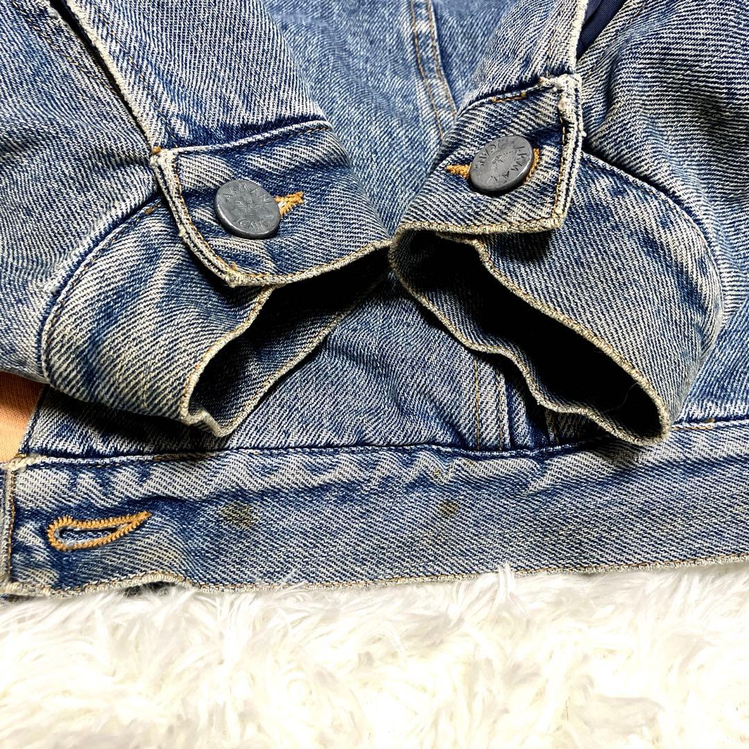 超希少✨】ARMANI JEANS 80s 90s デニムJK リバーシブル - メルカリ