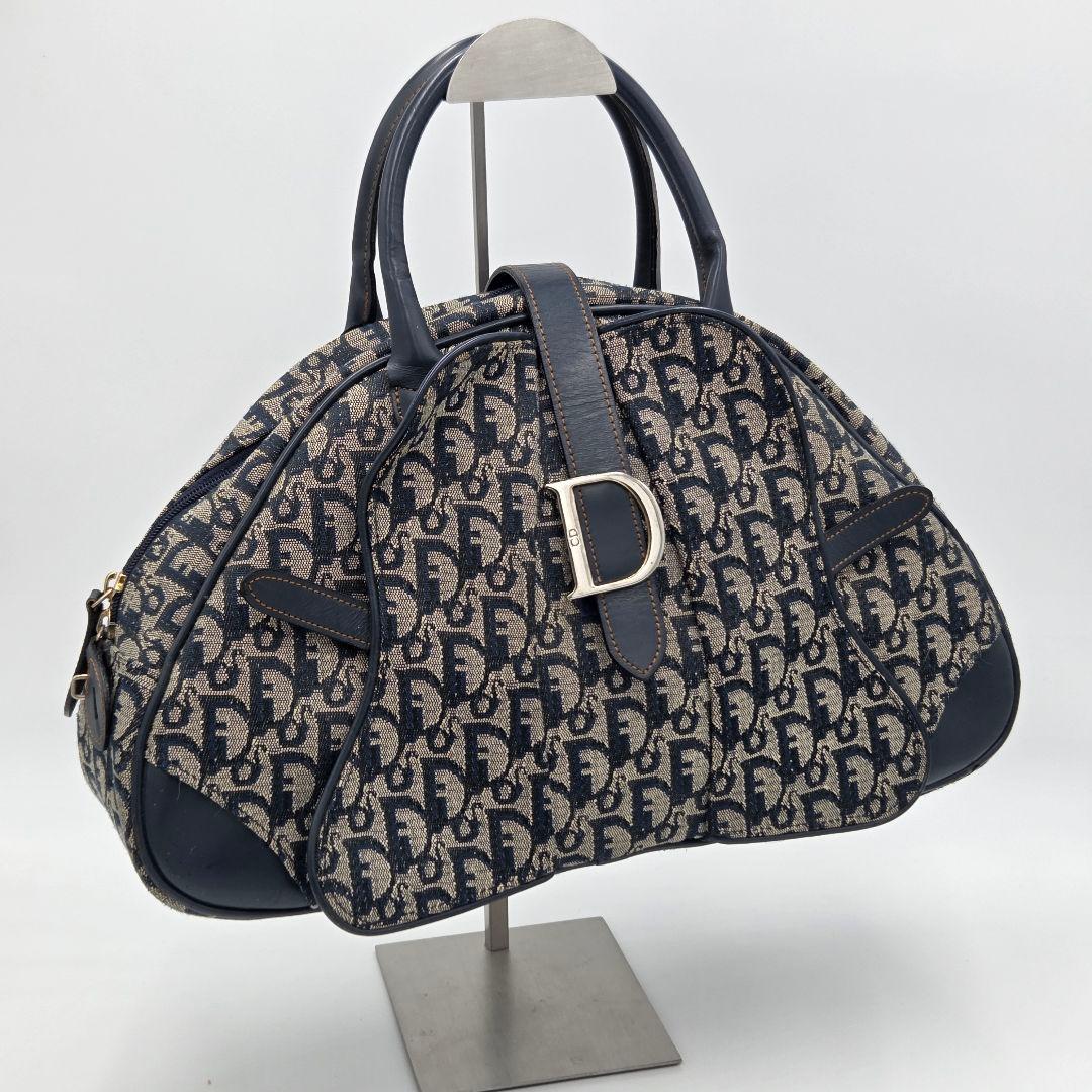 【良品】Dior ディオール トロッター ダブルサドル キャンバス Christian Dior（クリスチャン・ディオール） C.ディオール ダブル
