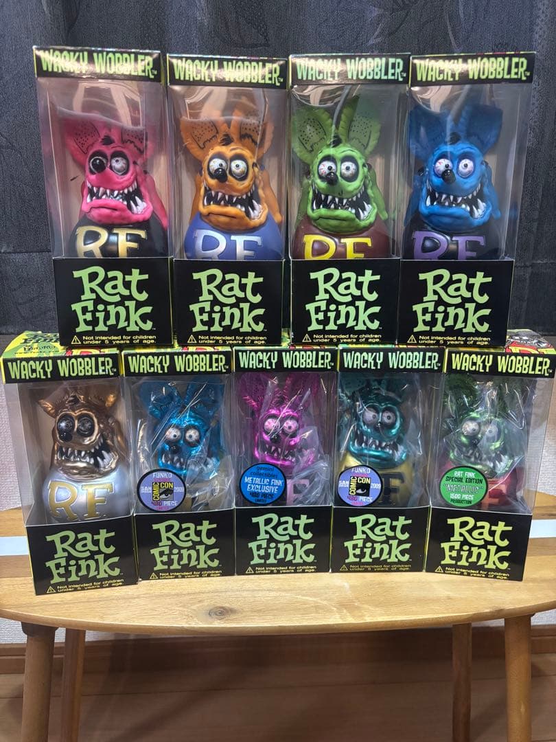 Rat Fink Wacky Wobbler 9体セット