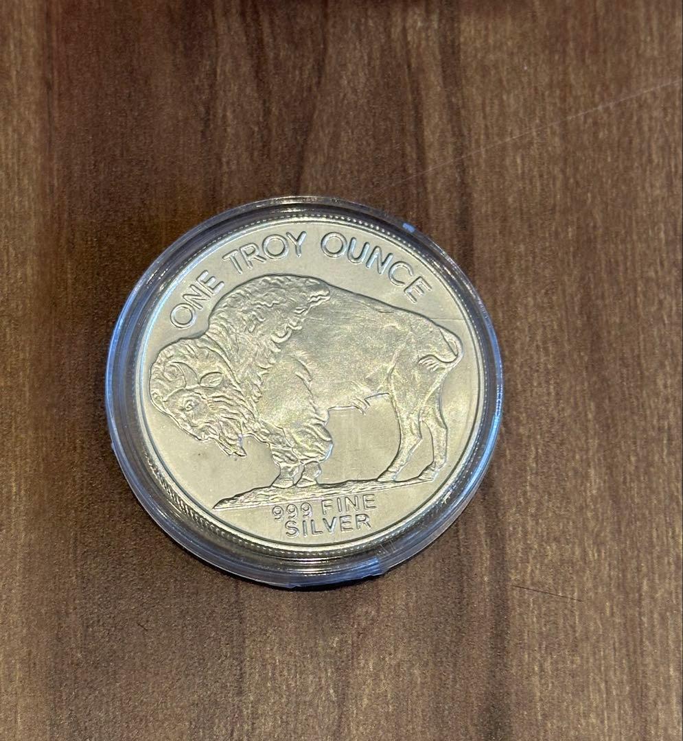 バッファロー・インディアン銀貨 1オンス - メルカリ