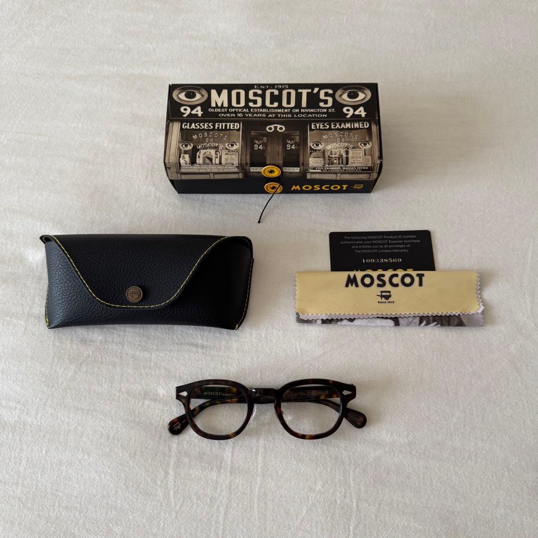 メガネ・老眼鏡 MOSCOT Lemtosh TORTOISE 44 Size MOSCOT モスコット LEMTOSH レムトッシュ size:44 （ Tortoise