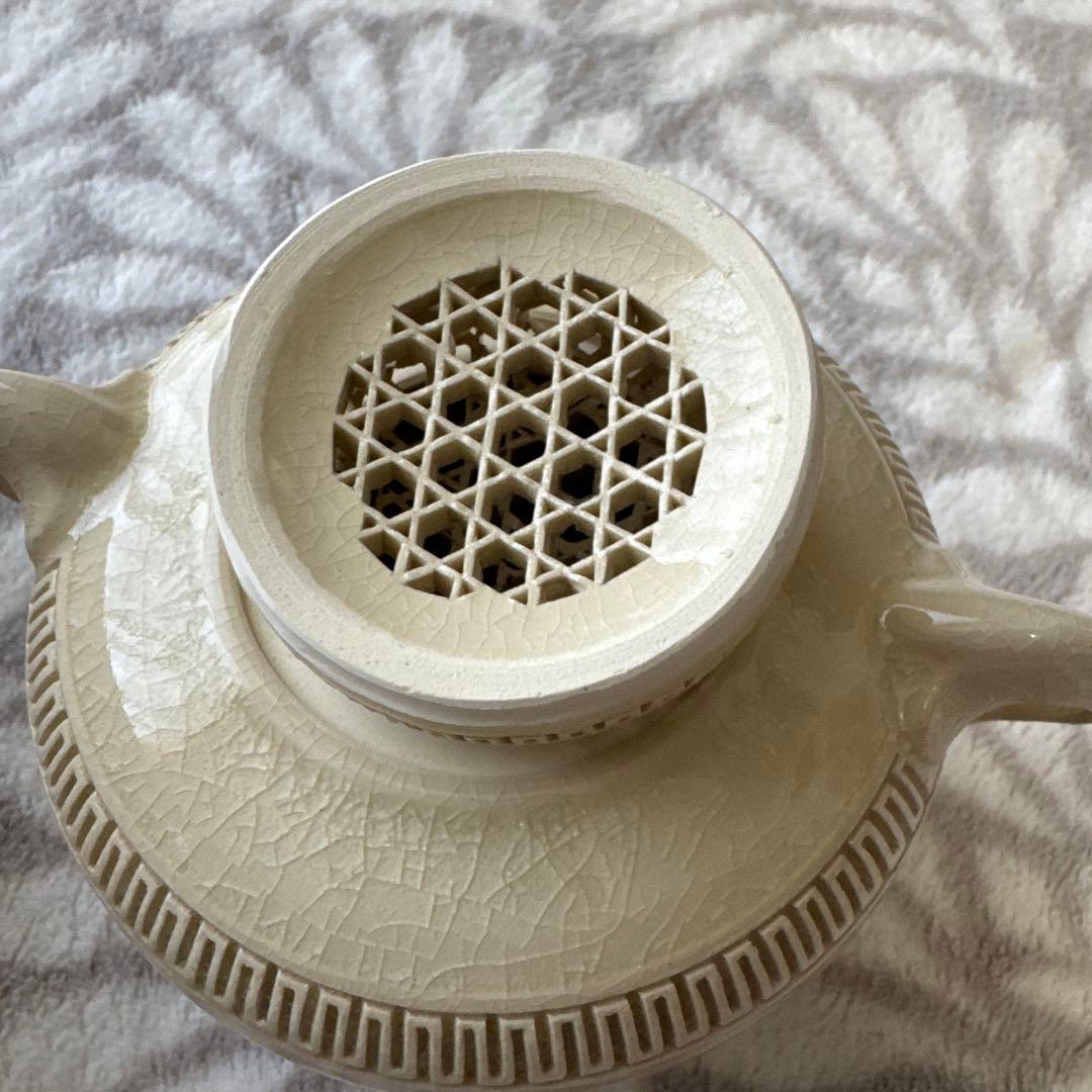 専用⭐︎ 仁楓 白薩摩 香櫨 陶芸 薩摩焼 香道具 貫入 錦襴 2