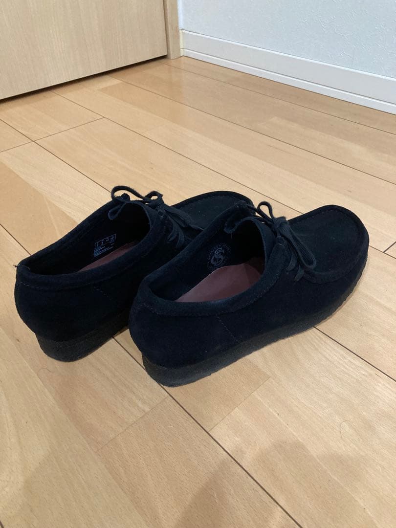 clarks originals ワラビー 黒 uk8 26.0cm