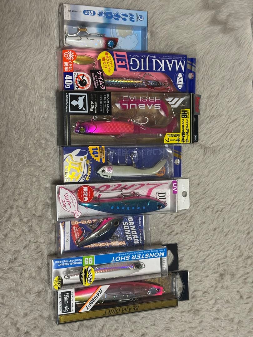 ルアー　ストック整理品 Autumn Bass Fishing] September's lure and worm tackle box!! I've