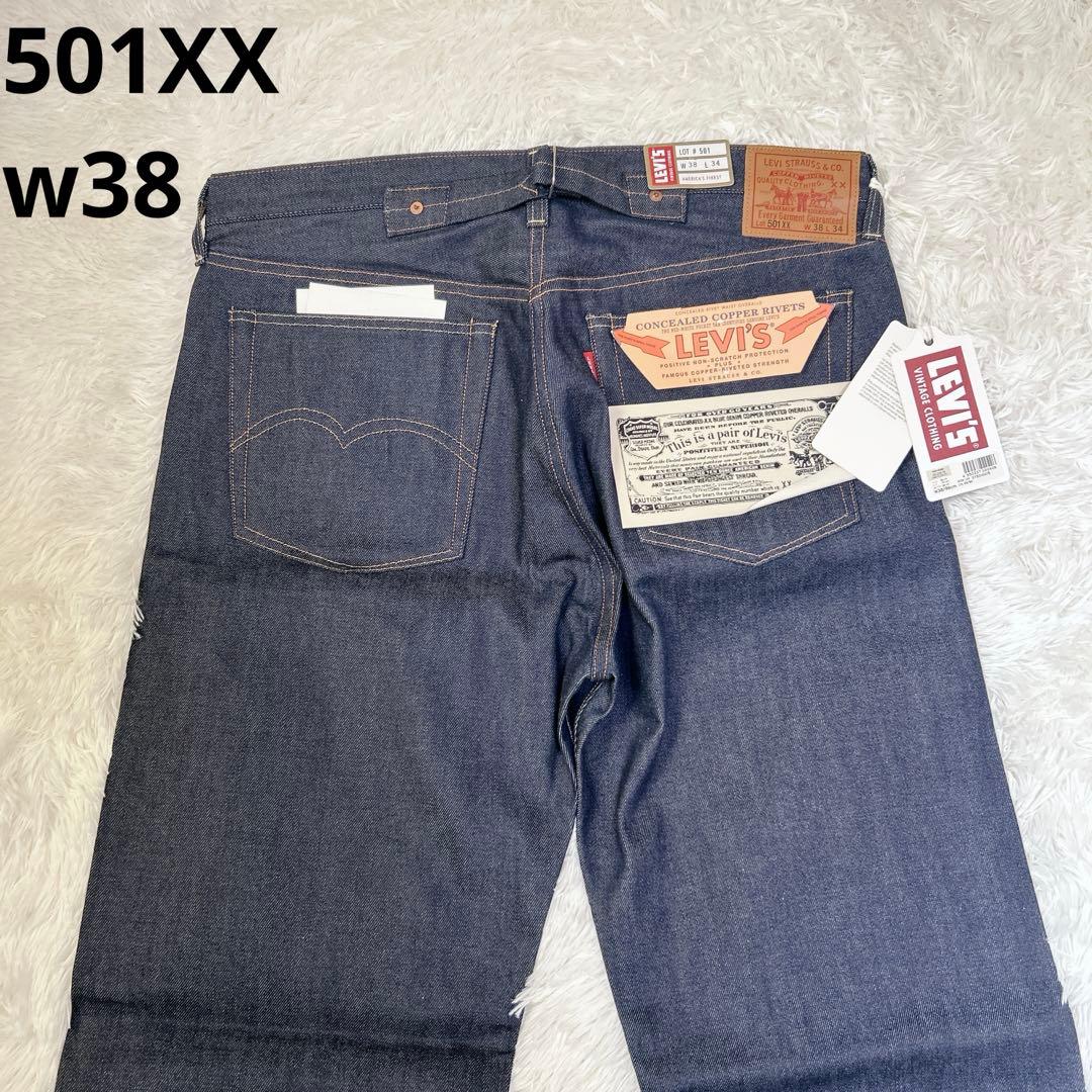 新品】w38 LEVI'S 501XX モデル デニムパンツ ボタン裏3015 - メルカリ
