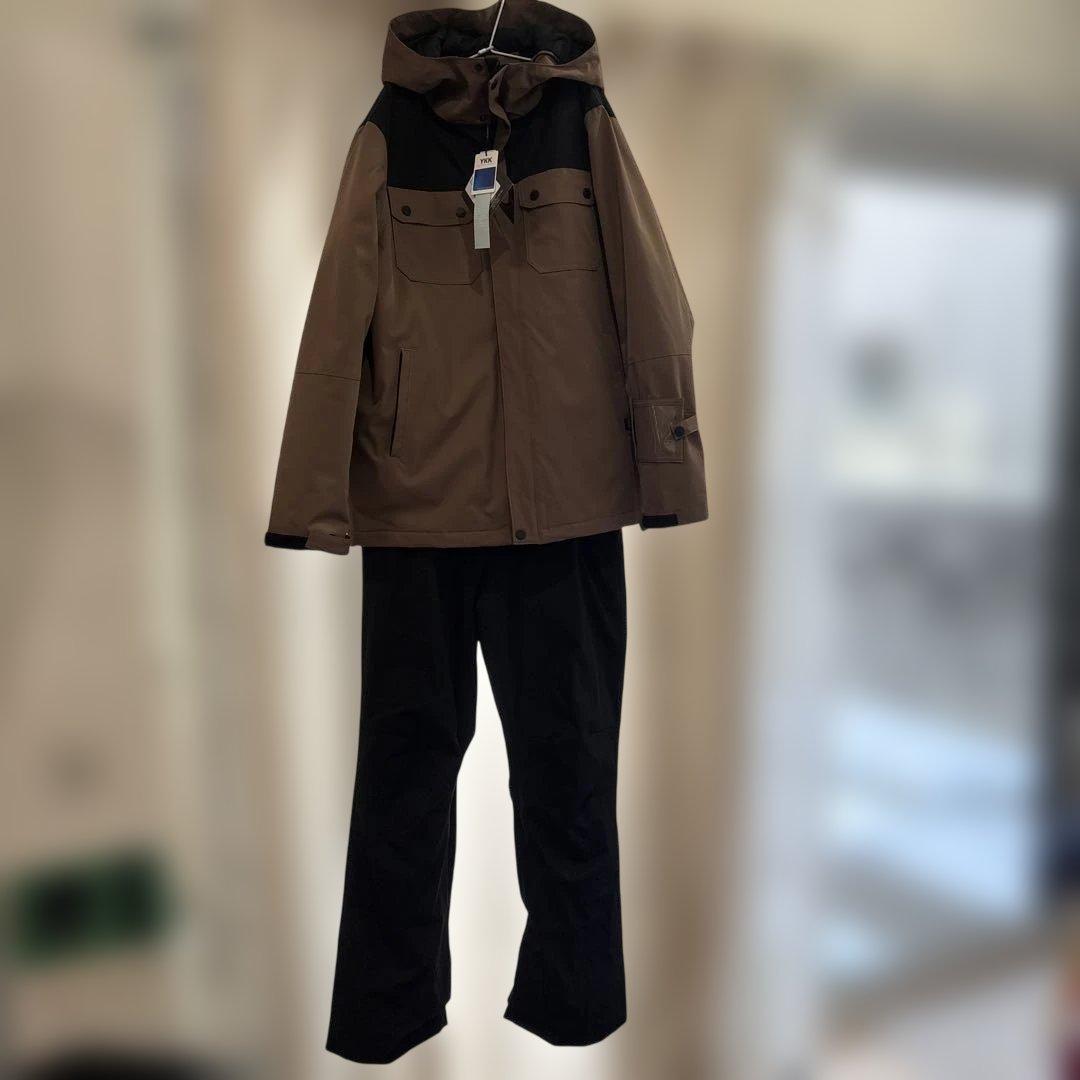 ACTLEIS アクレイス スノーボードウェア M上下 ジャケット新品 モカ