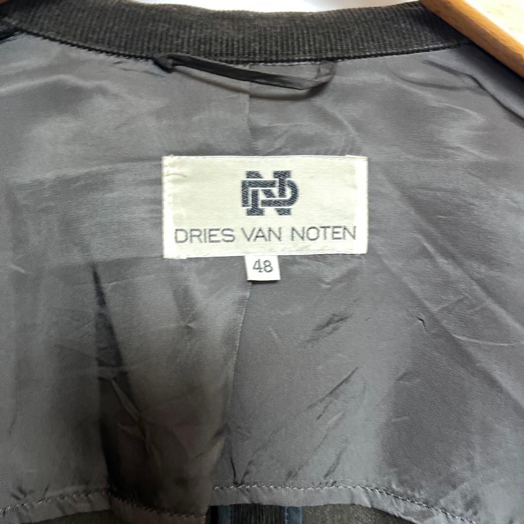 初期タグ DRIES VAN NOTEN ピークドラペル コーデュロイジャケット