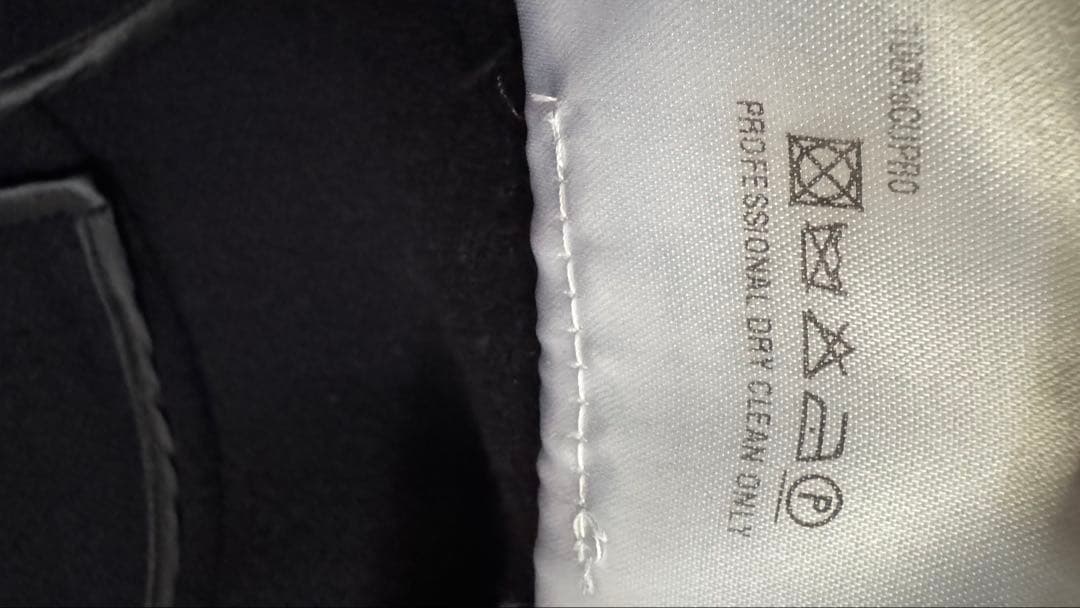 美品 カルーゾ CARUSO ネイビー ウール ダブルブレスト ピーコート 48