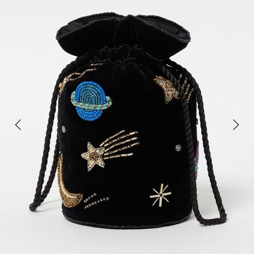 ユナイテッドアローズ 今季完売品 エンブロイダリーモチーフポーチ