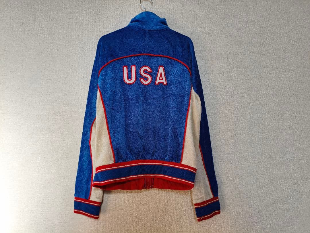 80s \"Levi’s\" Olympic Velour Track Jacket